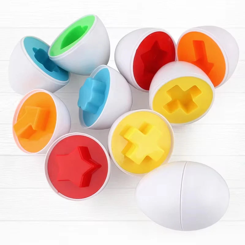 Matching Geometric Eggs (12 pc)